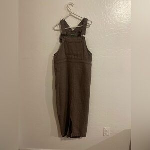 eddie bauer herringbone Overall Maxi Dress Size M